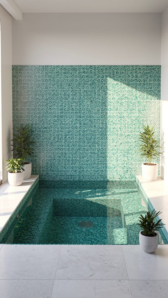 Tiled Spa Surround