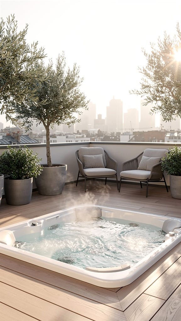 Tiny Terrace Jacuzzi