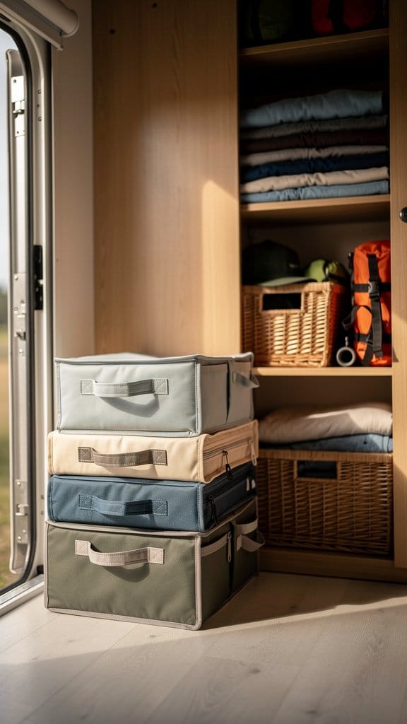 Try Collapsible Storage Cubes