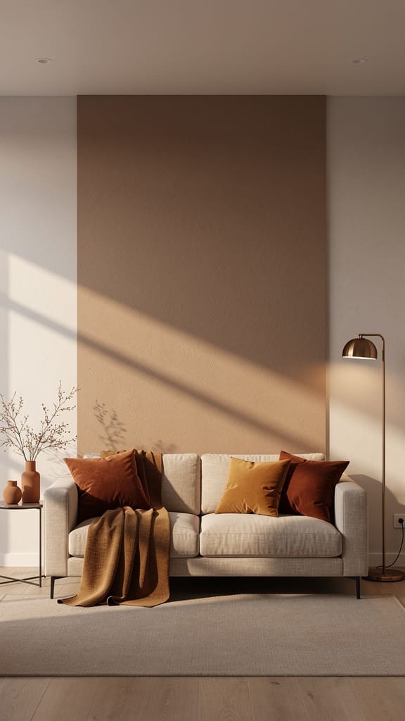 Try an Accent Wall in Warm Neutrals