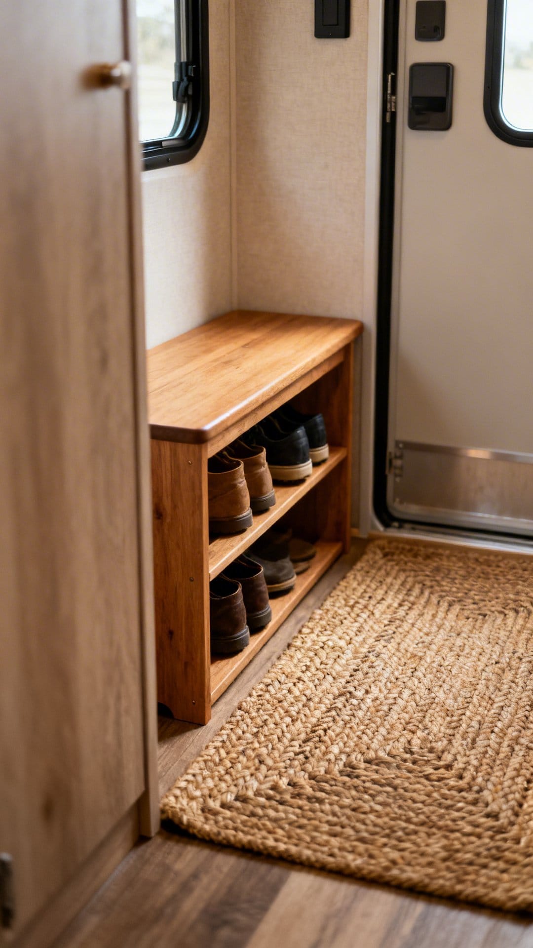 Tuck Slim Shoe Racks in Entryways