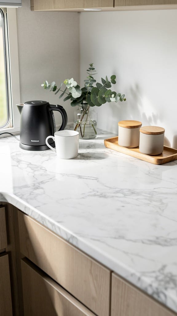 Update Countertops with Contact Paper