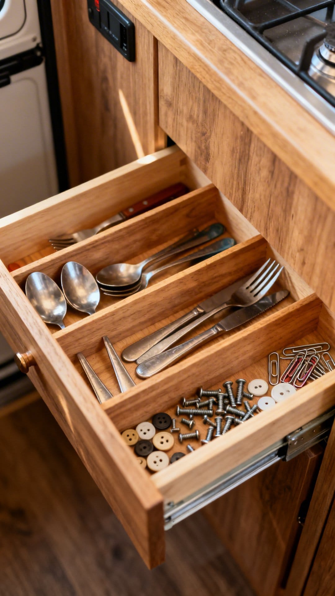 Use Drawer Dividers for Tiny Essentials