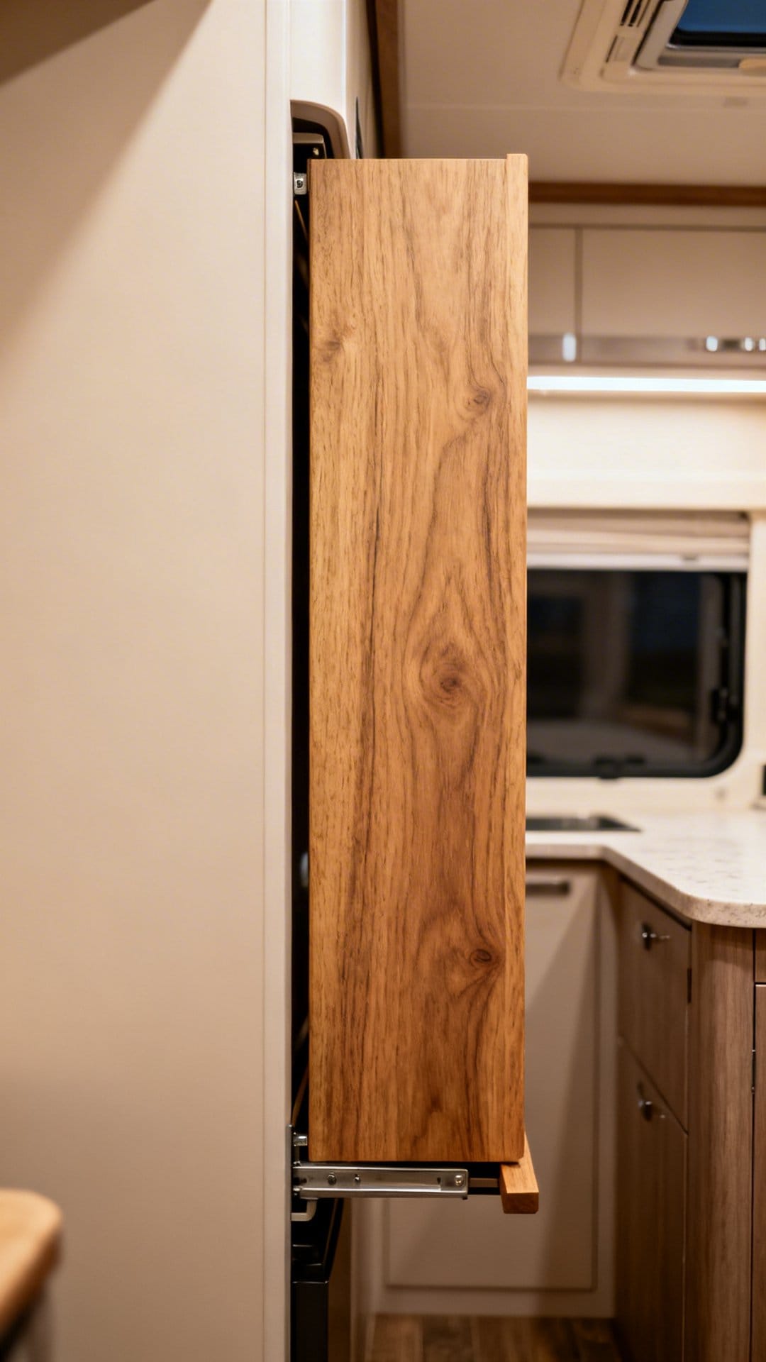 Use Fold-Down or Pull-Out Countertops