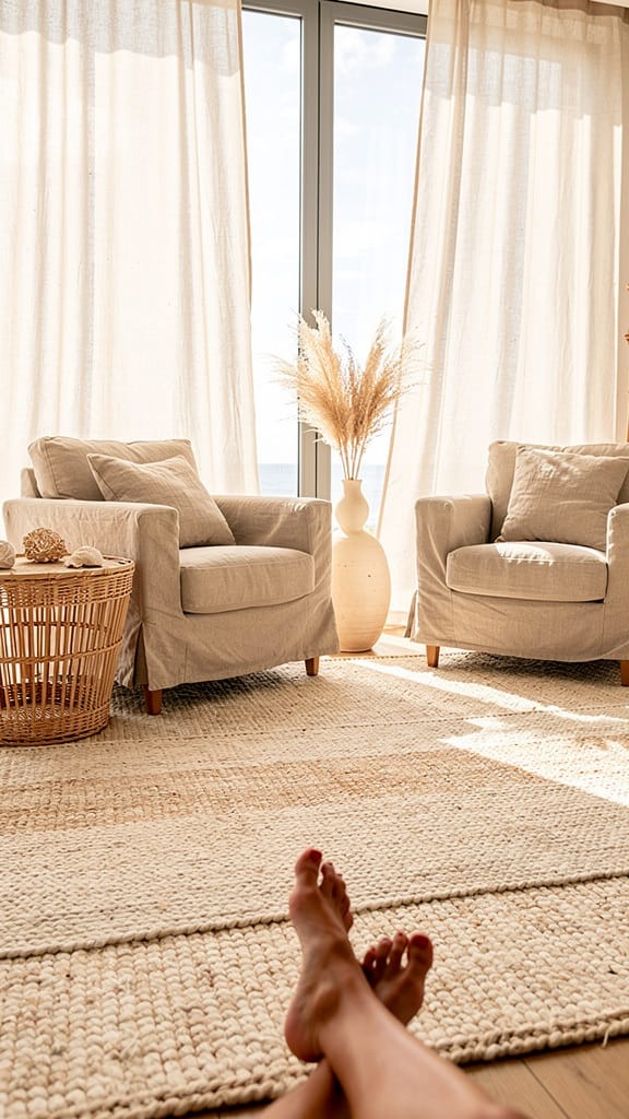 Use Lightweight Rugs