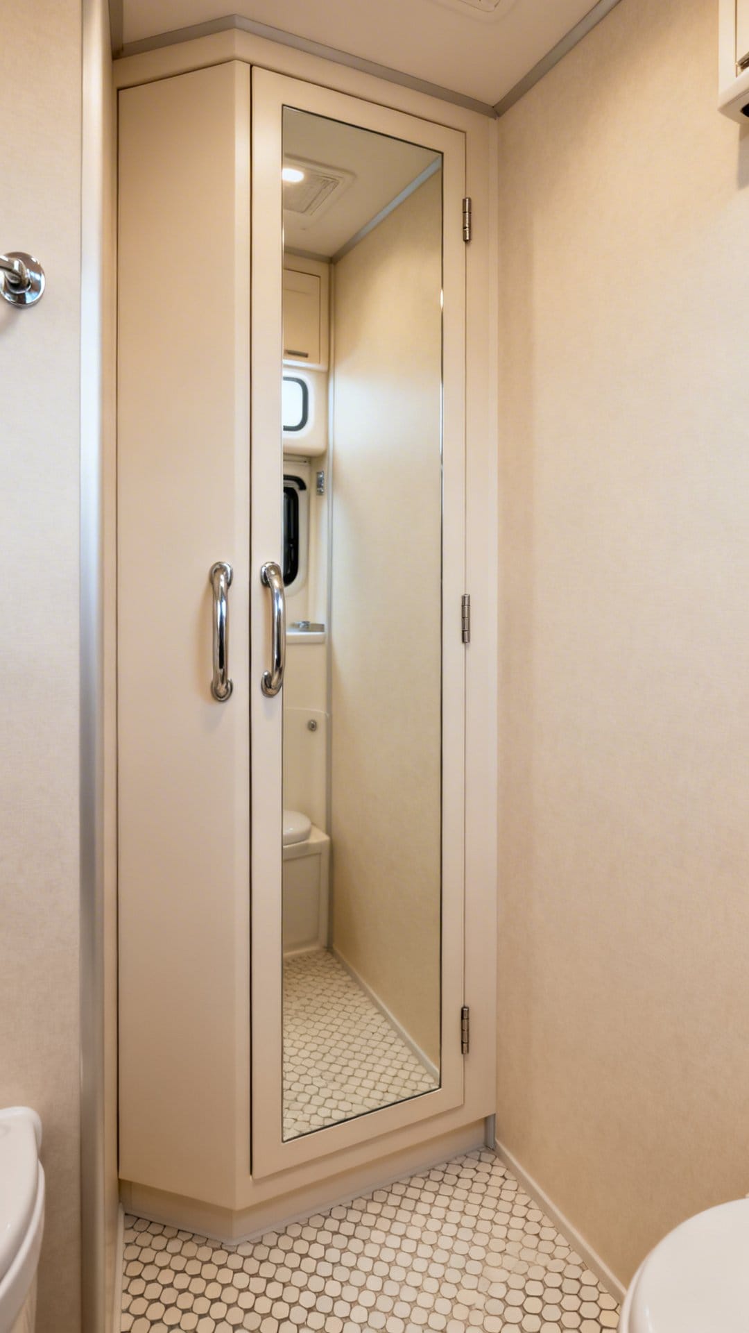 Use Mirrors or Metallics for an Illusion of Space