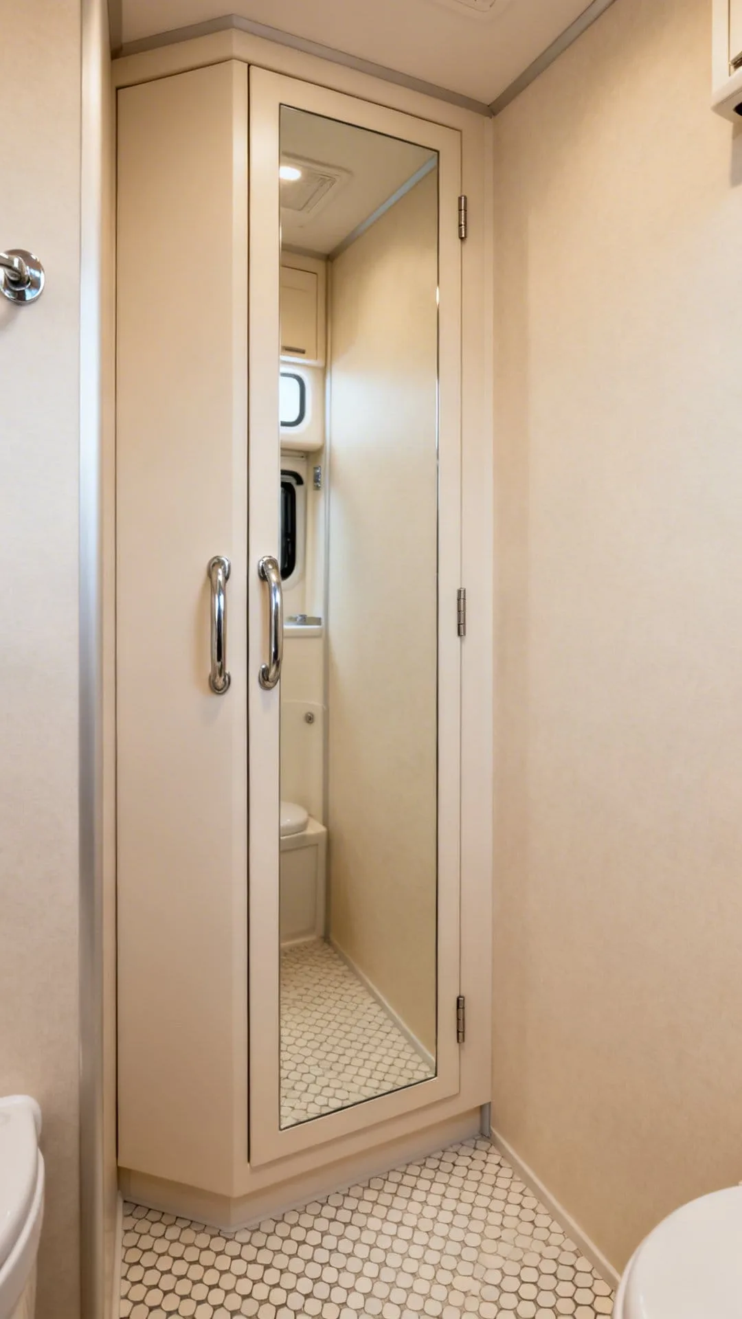 Use Mirrors or Metallics for an Illusion of Space
