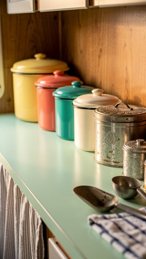 Use Retro Storage Containers