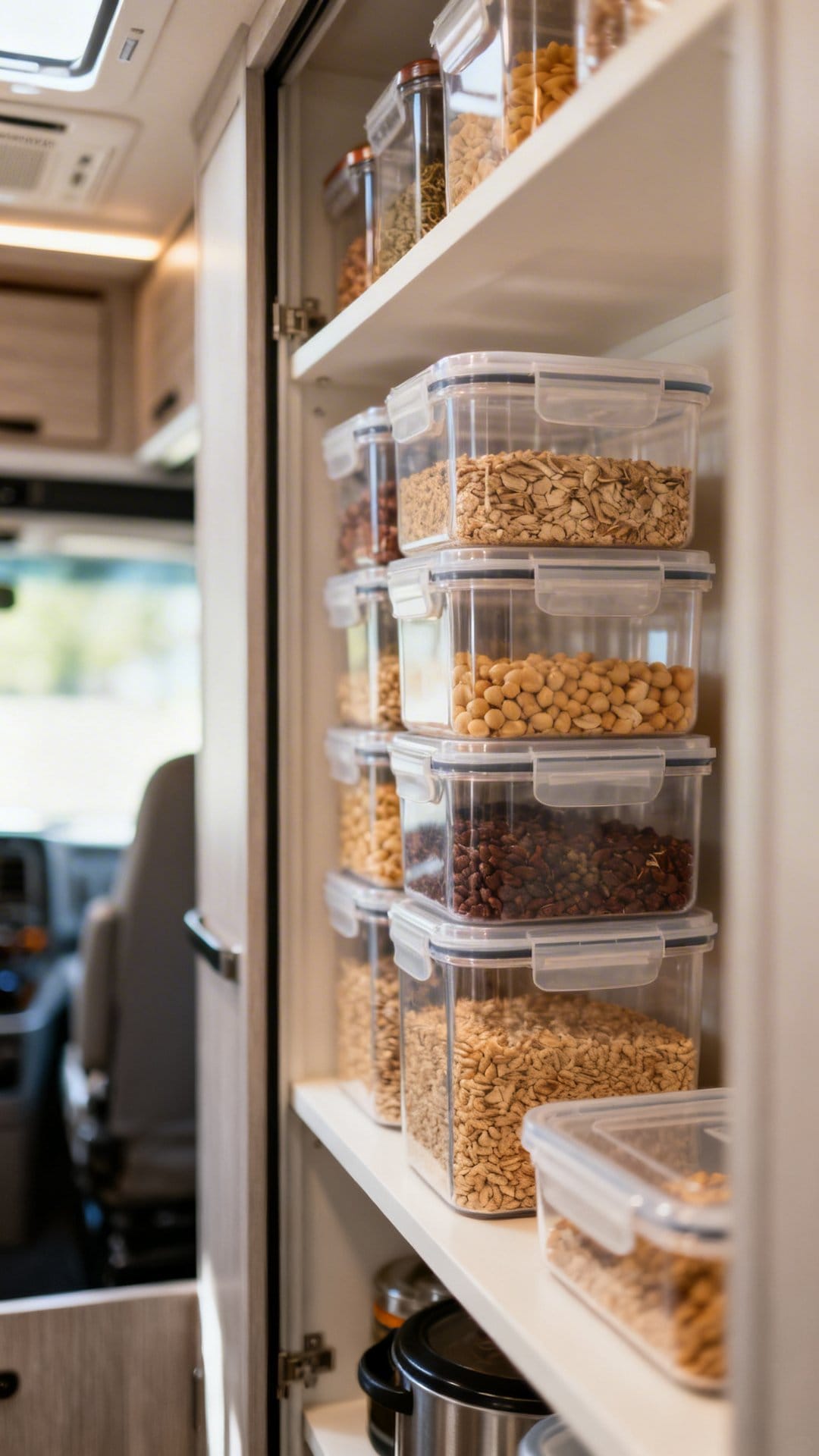 Use Stackable Food Containers