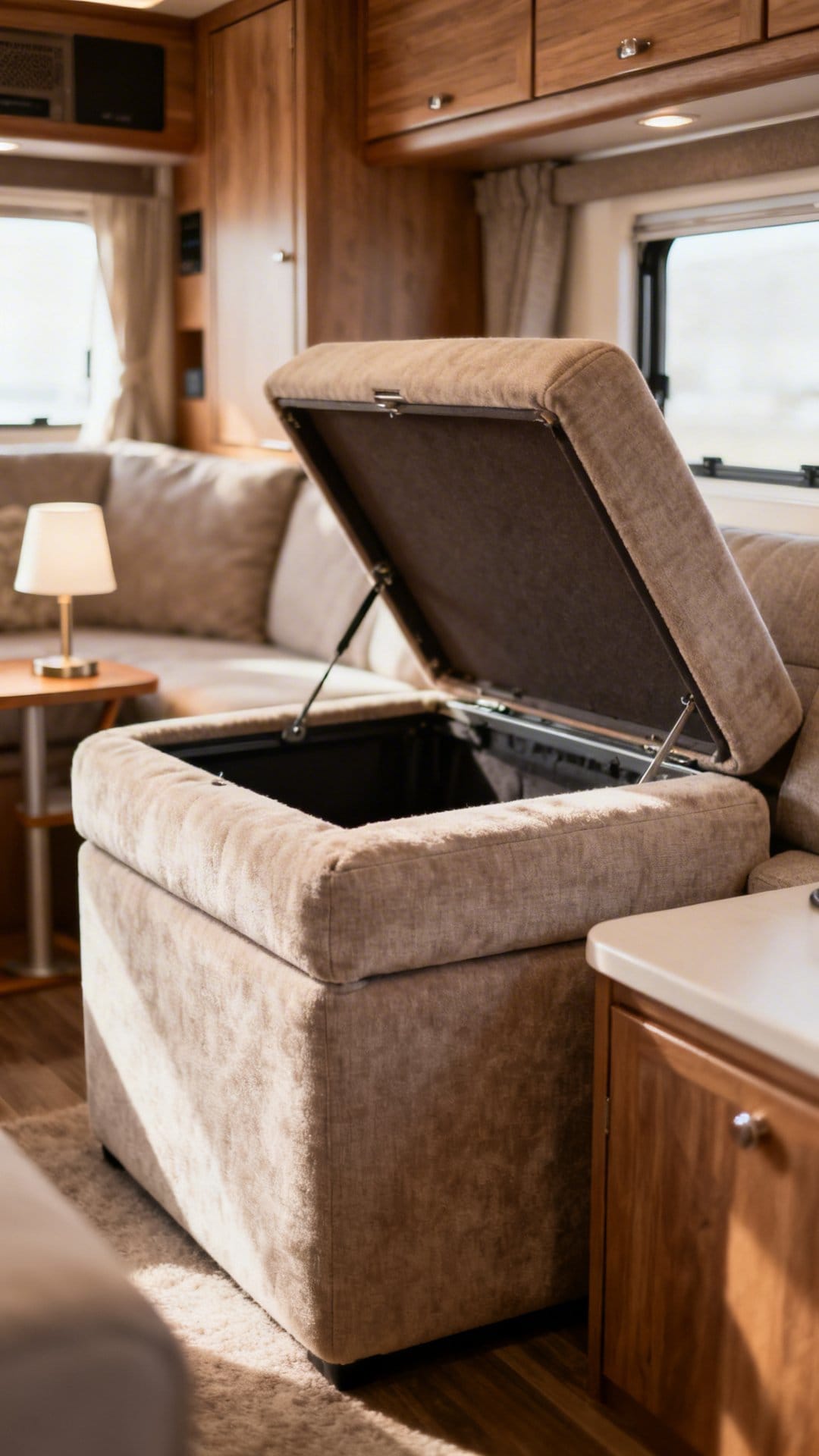 Use Storage Ottomans for Double Duty