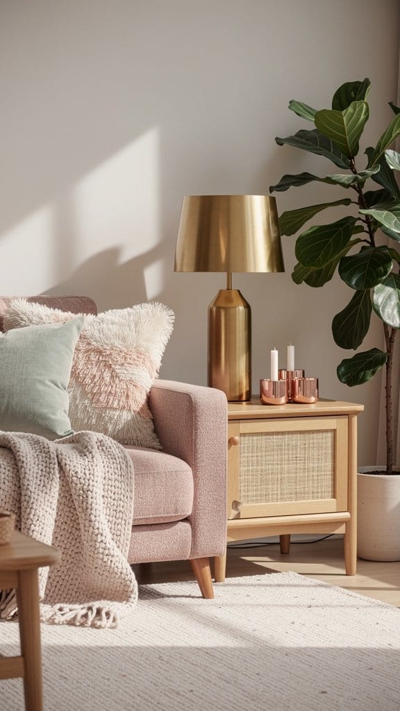 Use Subtle Metallic Accents