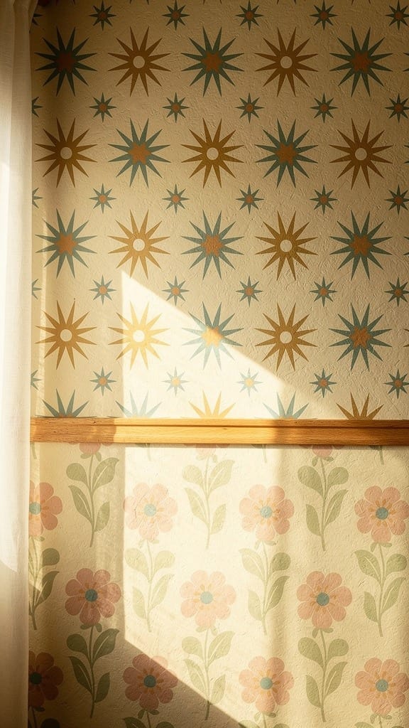 Use Vintage Prints and Wallpapers