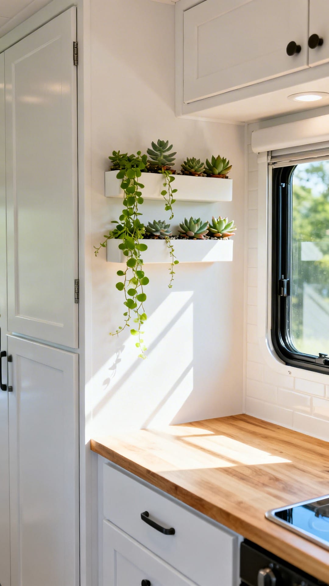 Utilize Wall-Mounted Planters