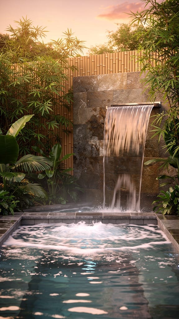 Waterfall Wall Serenity Spa