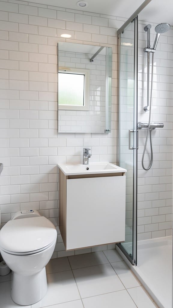 White Bathroom with Spa Vibes