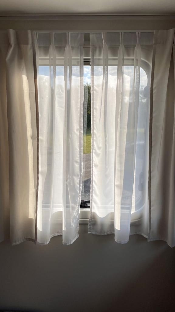 White Curtains for Gentle Light