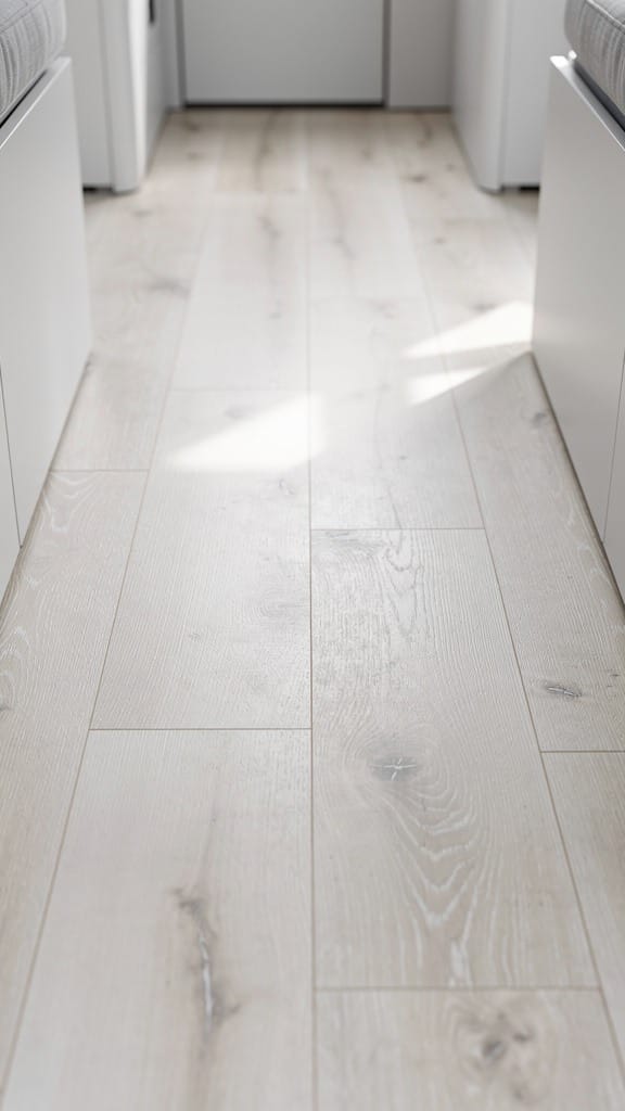 White Flooring for an Airy Feel