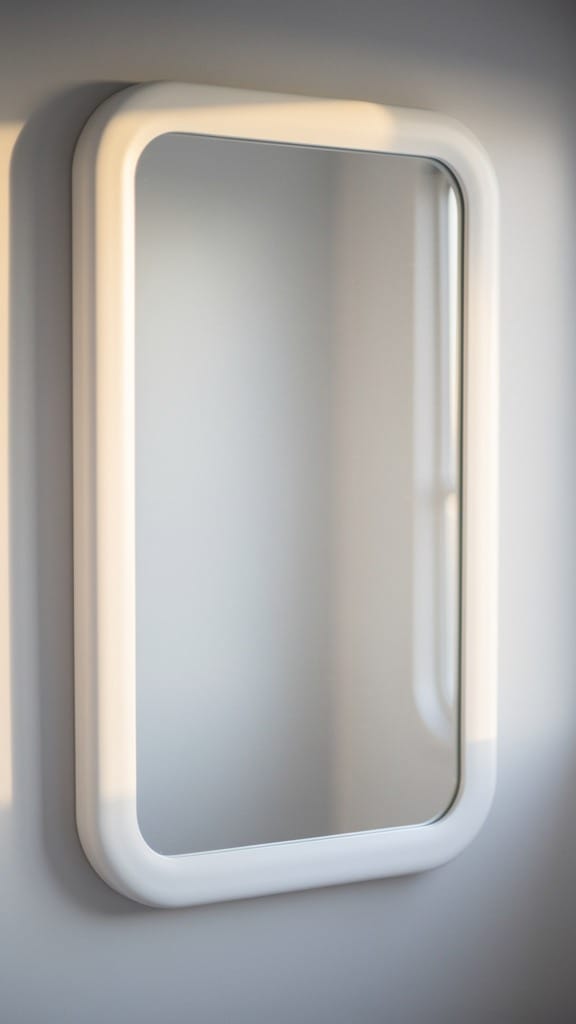 White Framed Mirrors