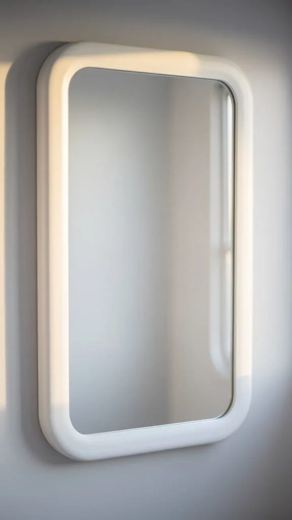 White Framed Mirrors