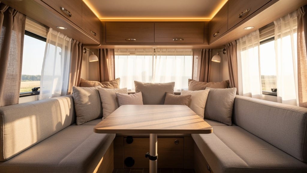 21 Camper Seating Layout Ideas for Smart, Cozy Van Living