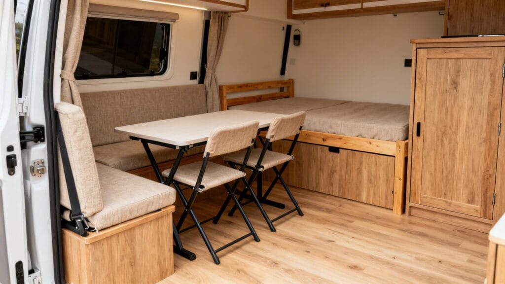 16 Space Saving Camper Furniture Ideas for Smart Travelers