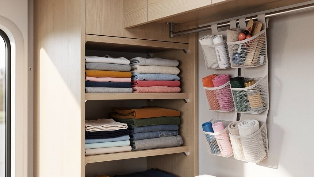 18 Camper Closet Storage Ideas for a Tidy, Organized Space