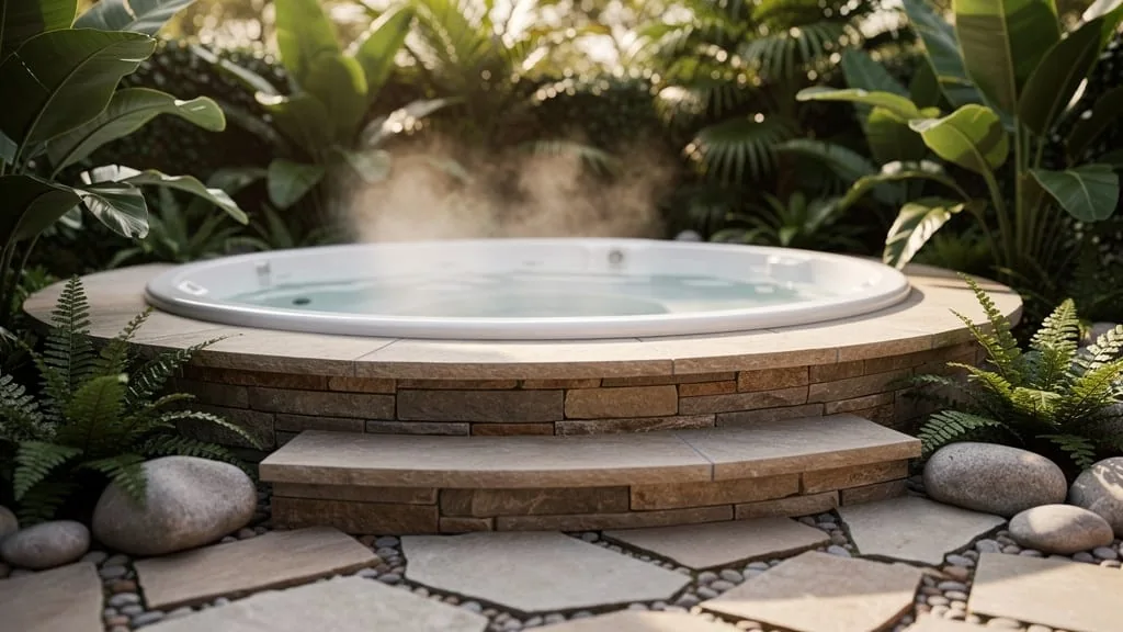 21 Natural Jacuzzi Outdoor Ideas to Blend Your Spa Into Nature
