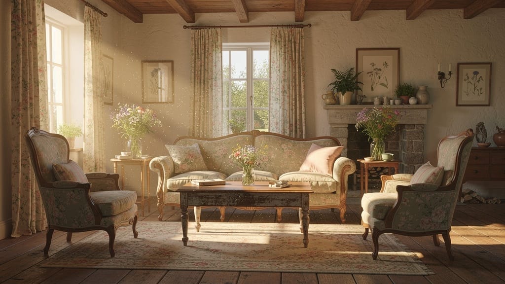 25 Summer Cottage Living Room Ideas with Vintage Charm