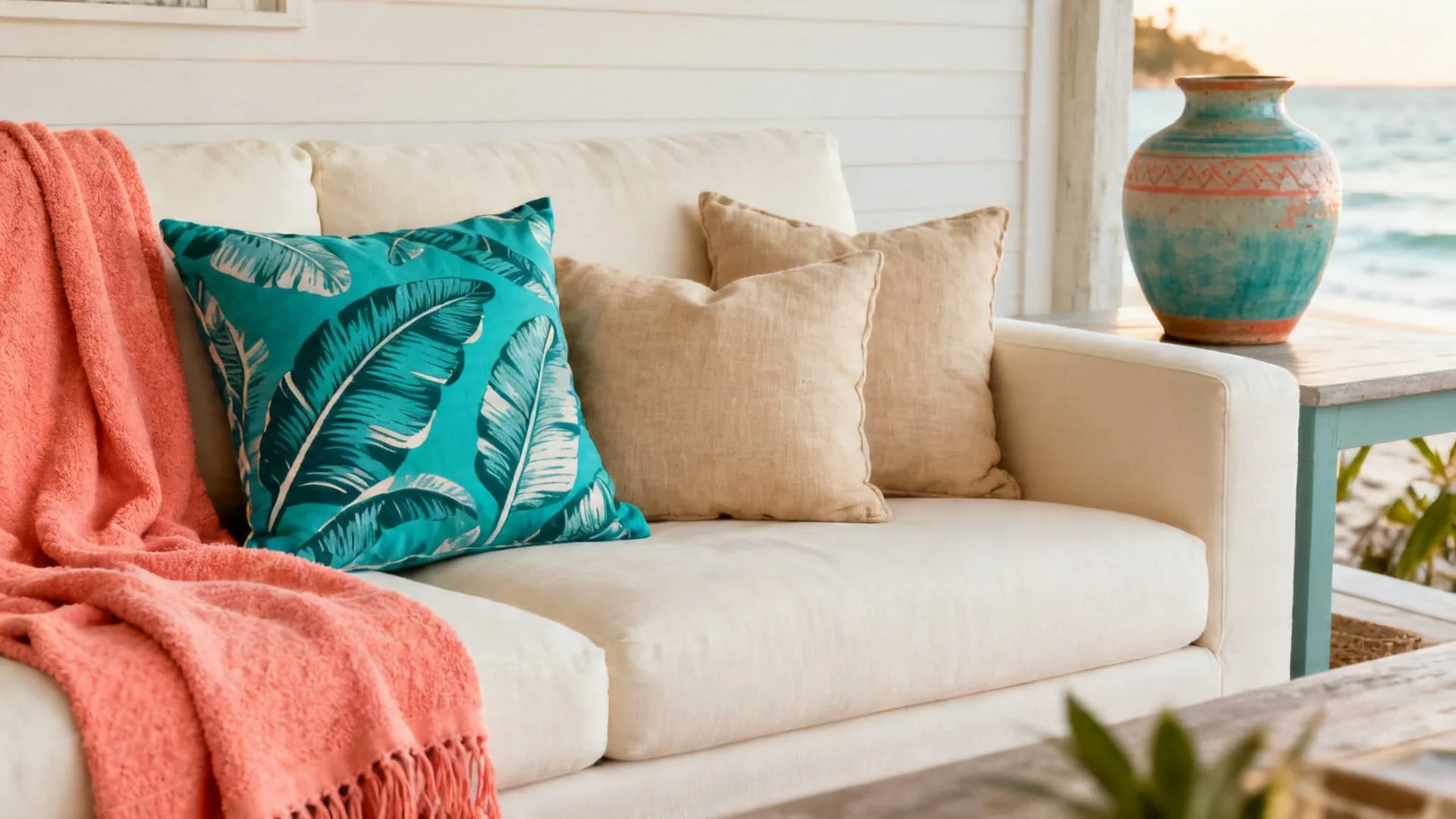 Choosing the Right Colors for Your Island-Inspired Pillow Mix