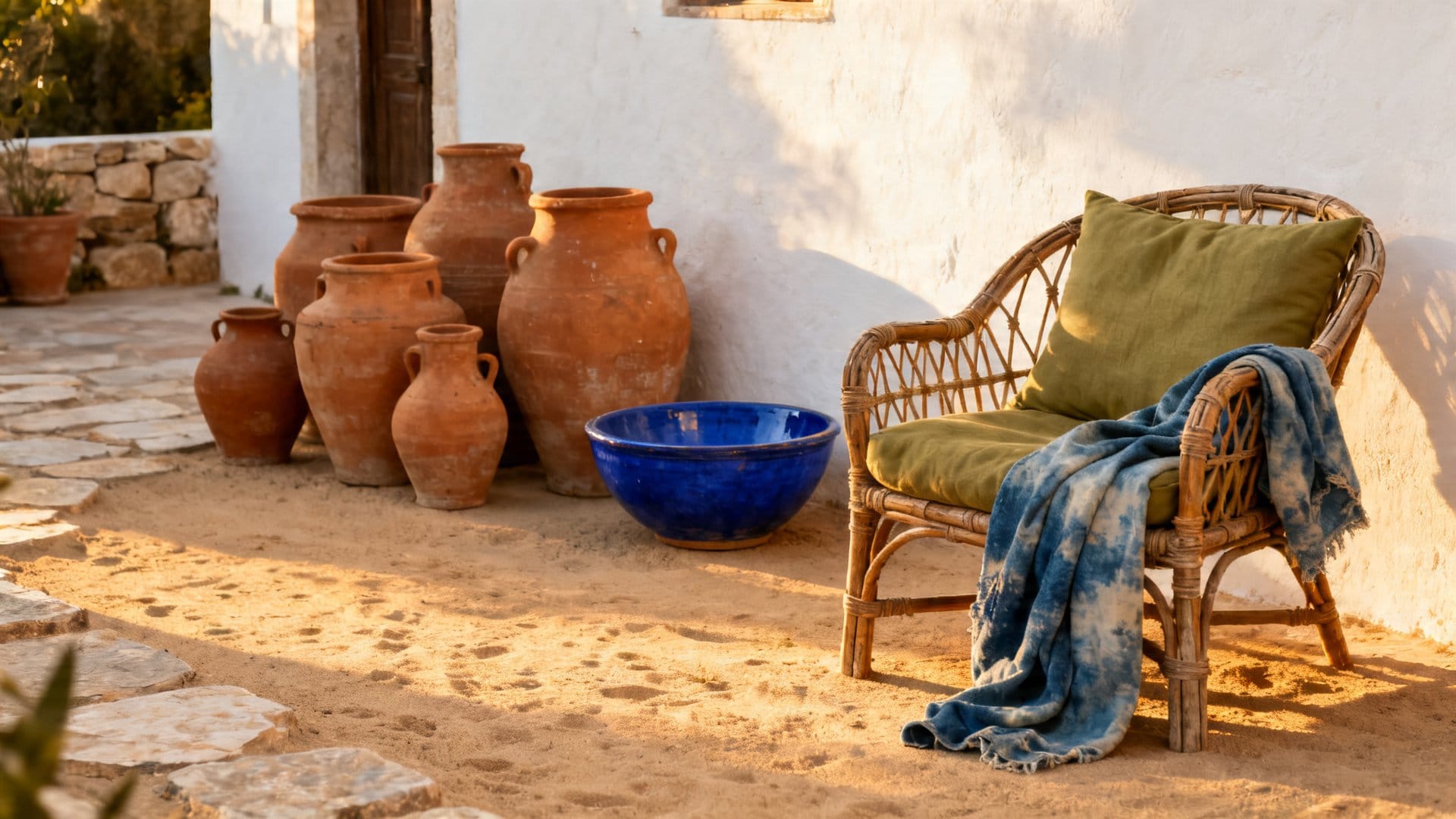 Color Palette: Terracotta, Cobalt, and the Colors of Sun-Baked Earth