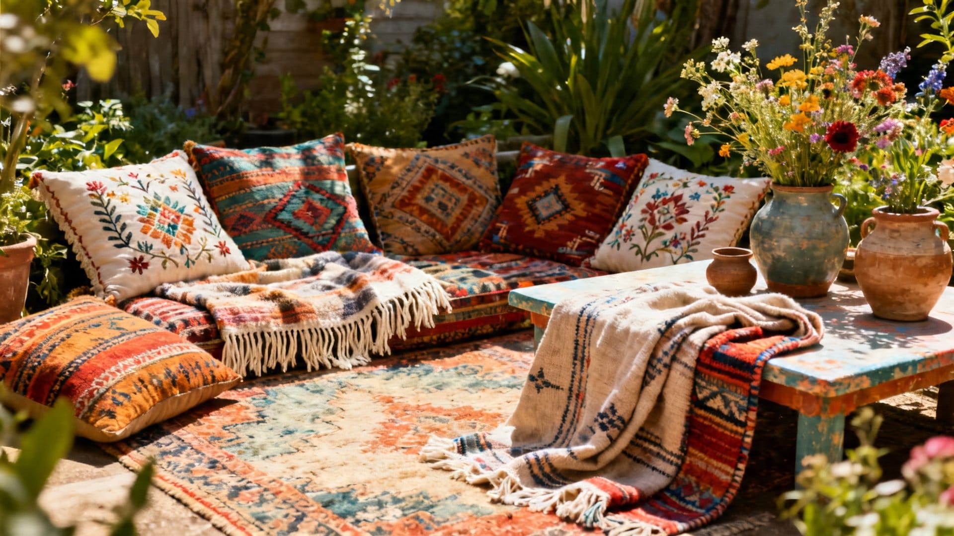 Color, Pattern, and Textiles: Where the Boho Spirit Really Lives