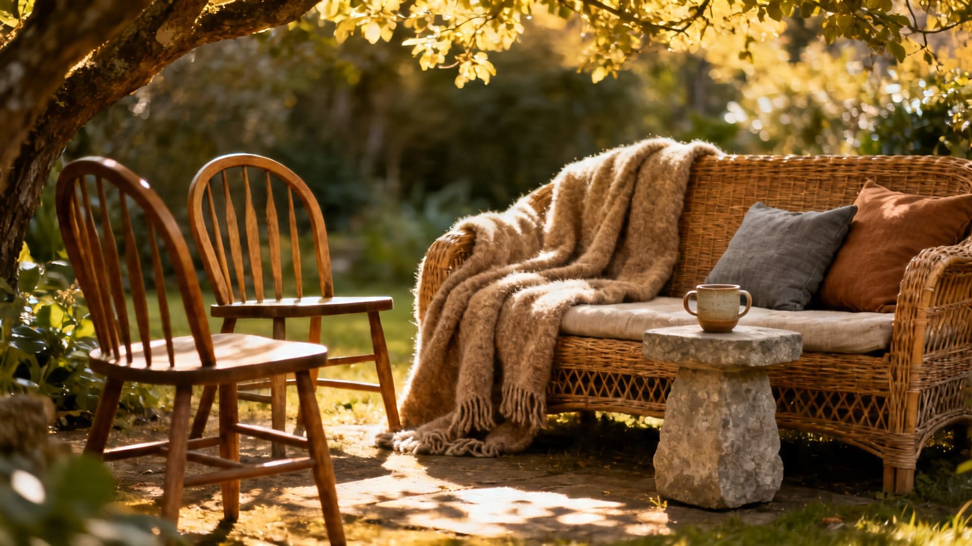 Creating a Cozy Seating Area With Natural Texture