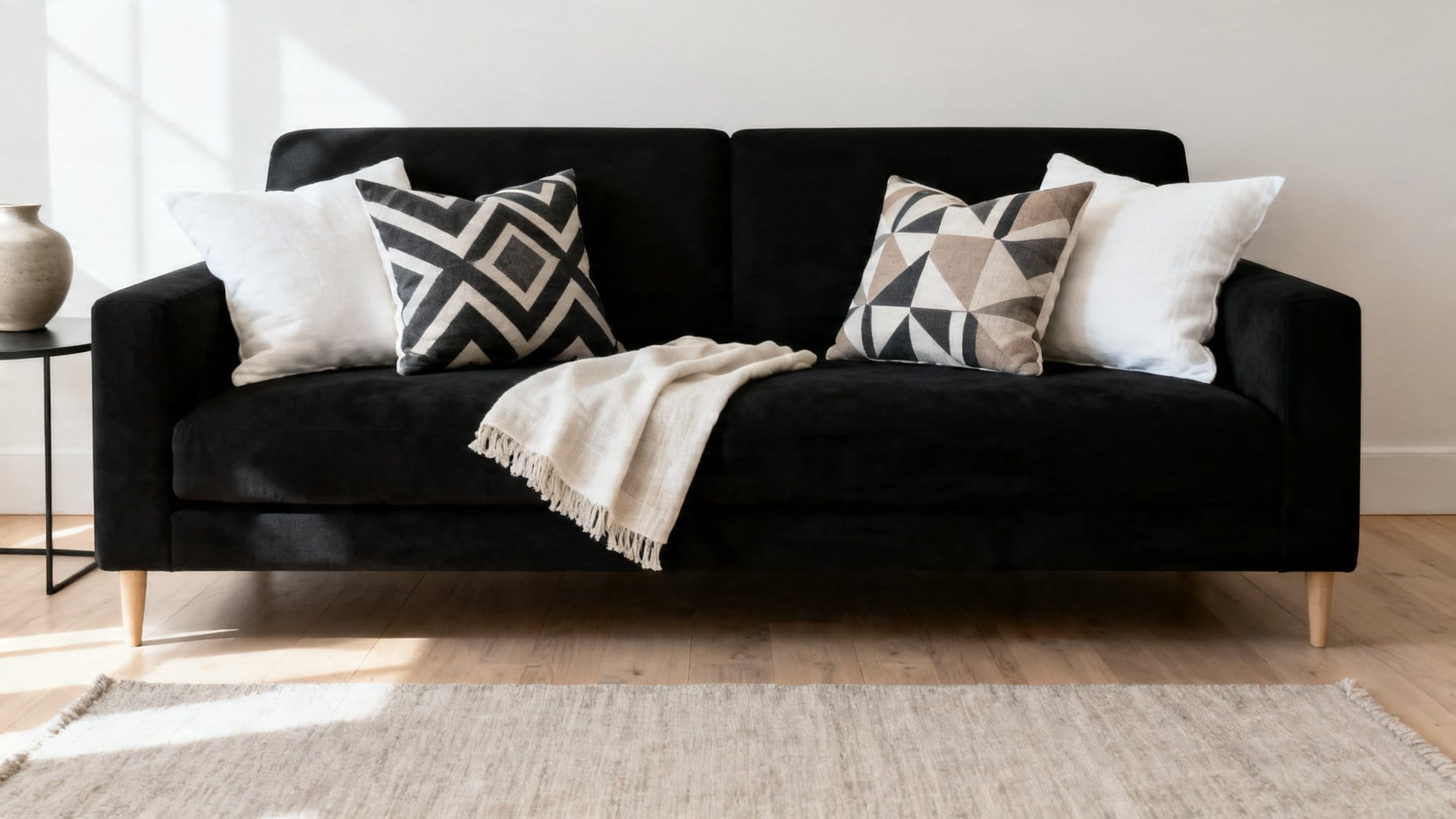 Crisp Neutrals and Graphic Patterns: A Surprisingly Bold Pairing