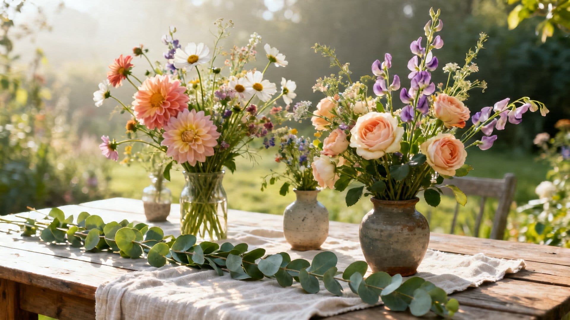 Flowers and Greenery That Feel Garden-Fresh, Not Stiff