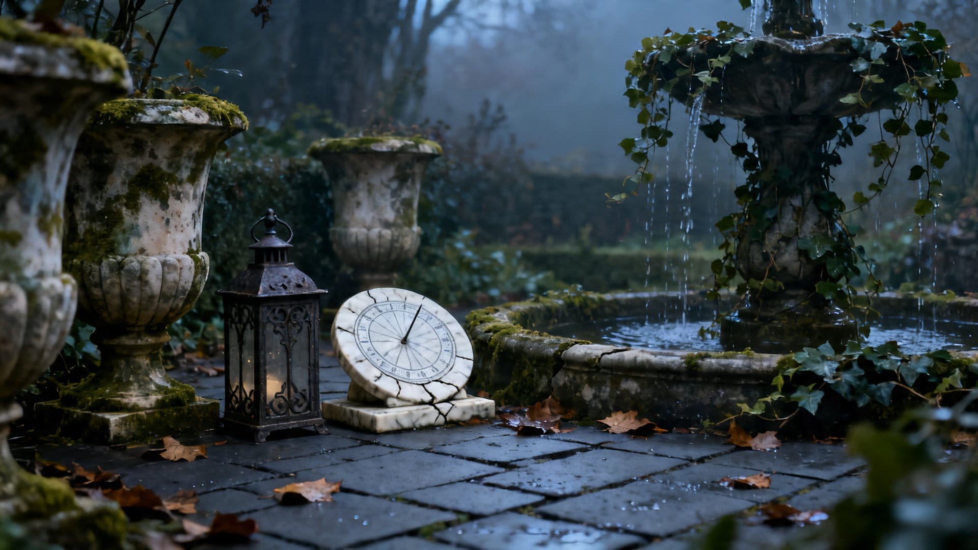 Gothic Garden Decor: Working with Stone, Iron, and Aged Materials