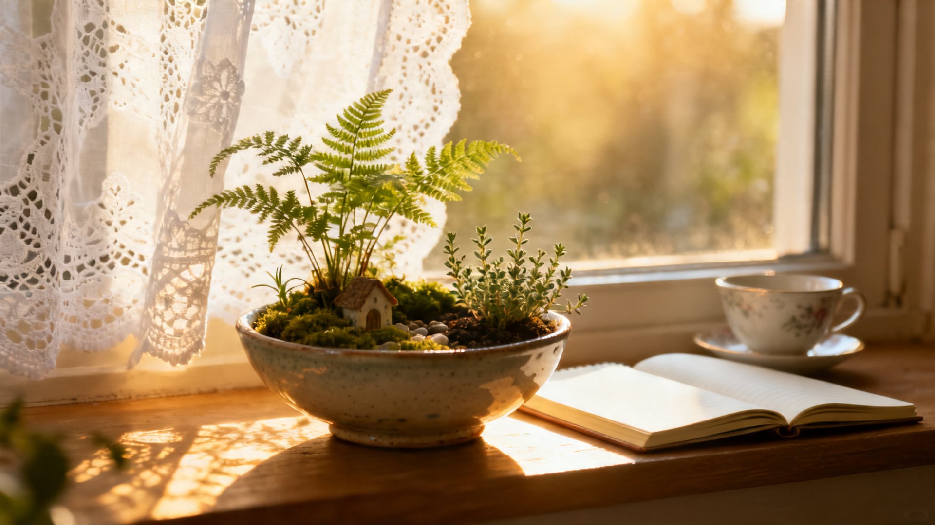 Indoor Fairy Gardens for Summer Windowsills and Tabletops