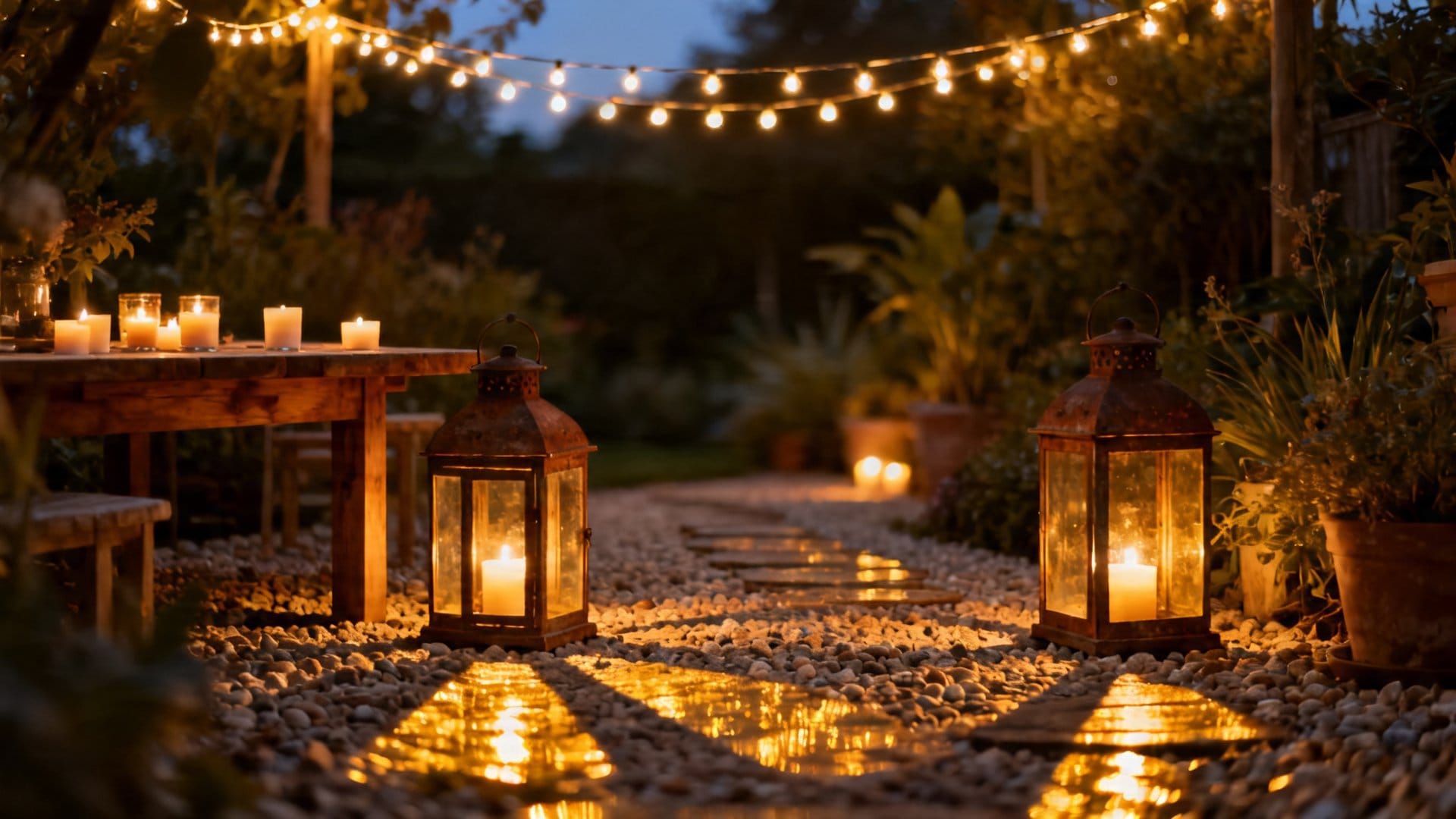 Lighting That Feels Like Magic: String Lights, Lanterns, and Candles