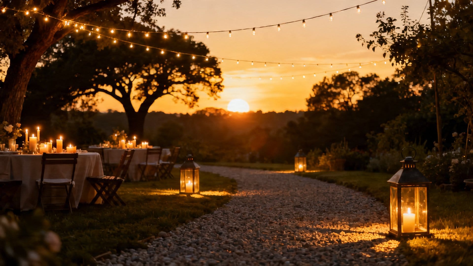 Lighting the Evening: From Golden Hour to Starlight