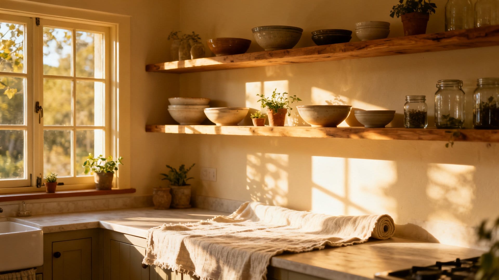 Open Shelving Done Thoughtfully, Not Perfectly
