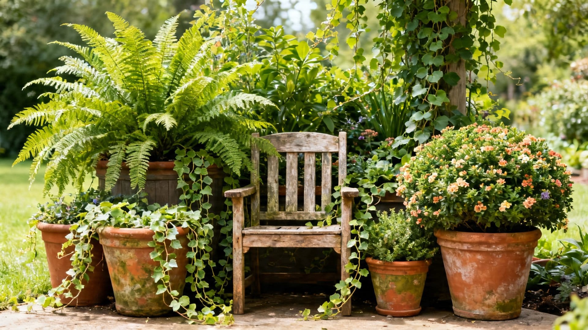 Planting for Style: Greenery as Garden Decor