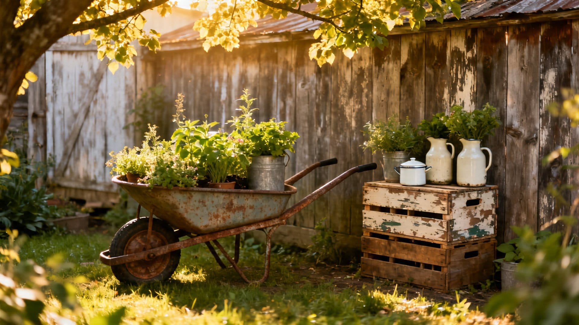 Repurposed and Vintage Finds That Add Soul to Your Outdoor Space