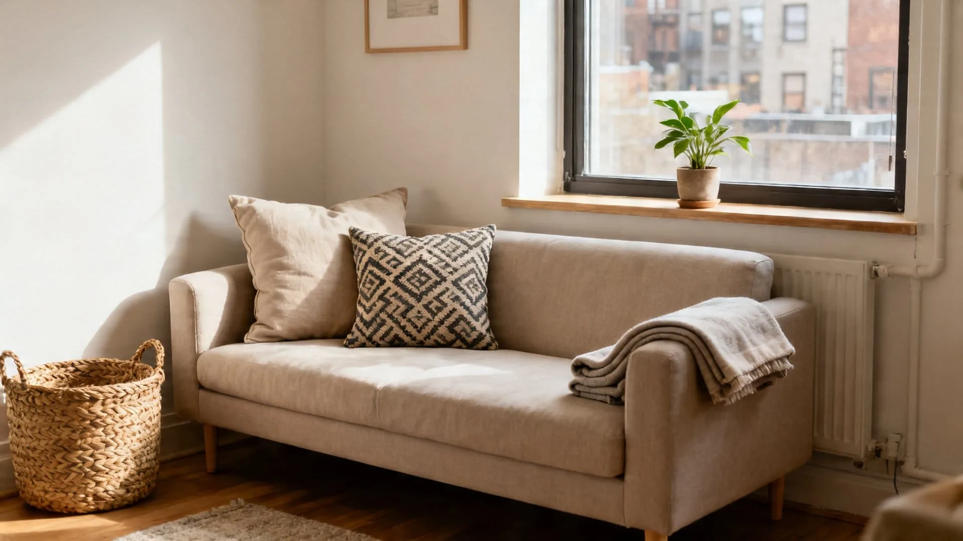 Small Space Tricks for Pillow Styling