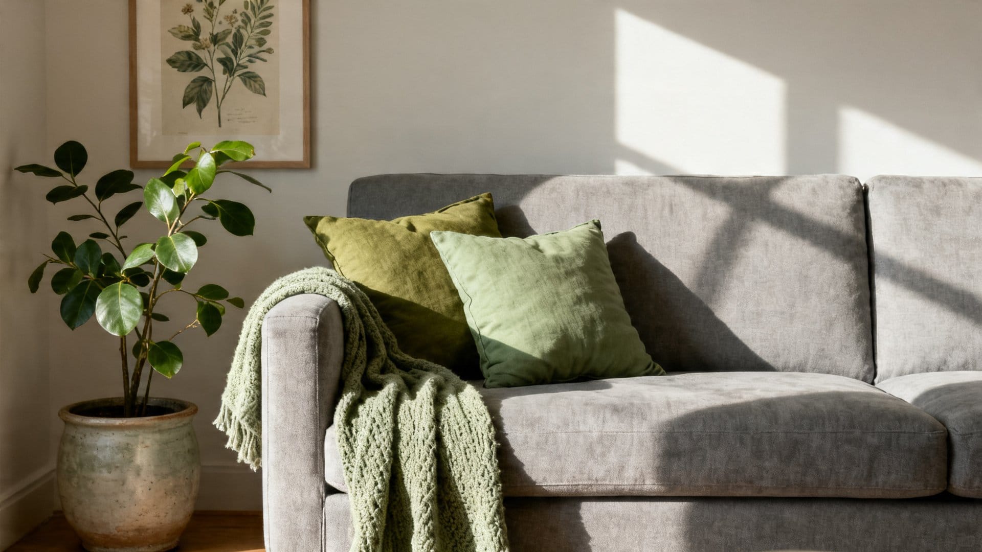 Soft Greens and Sage for a Calm, Nature-Inspired Vibe