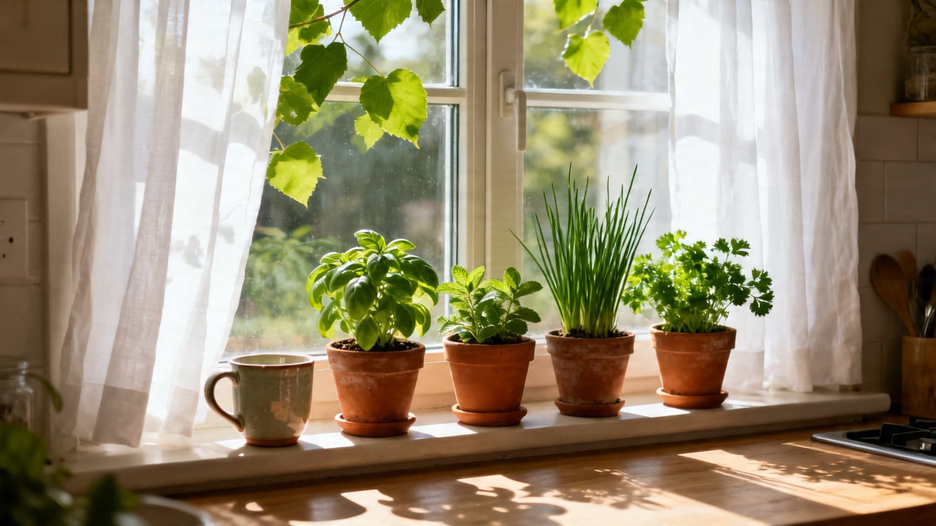Start With a Simple Herb Garden on Your Windowsill