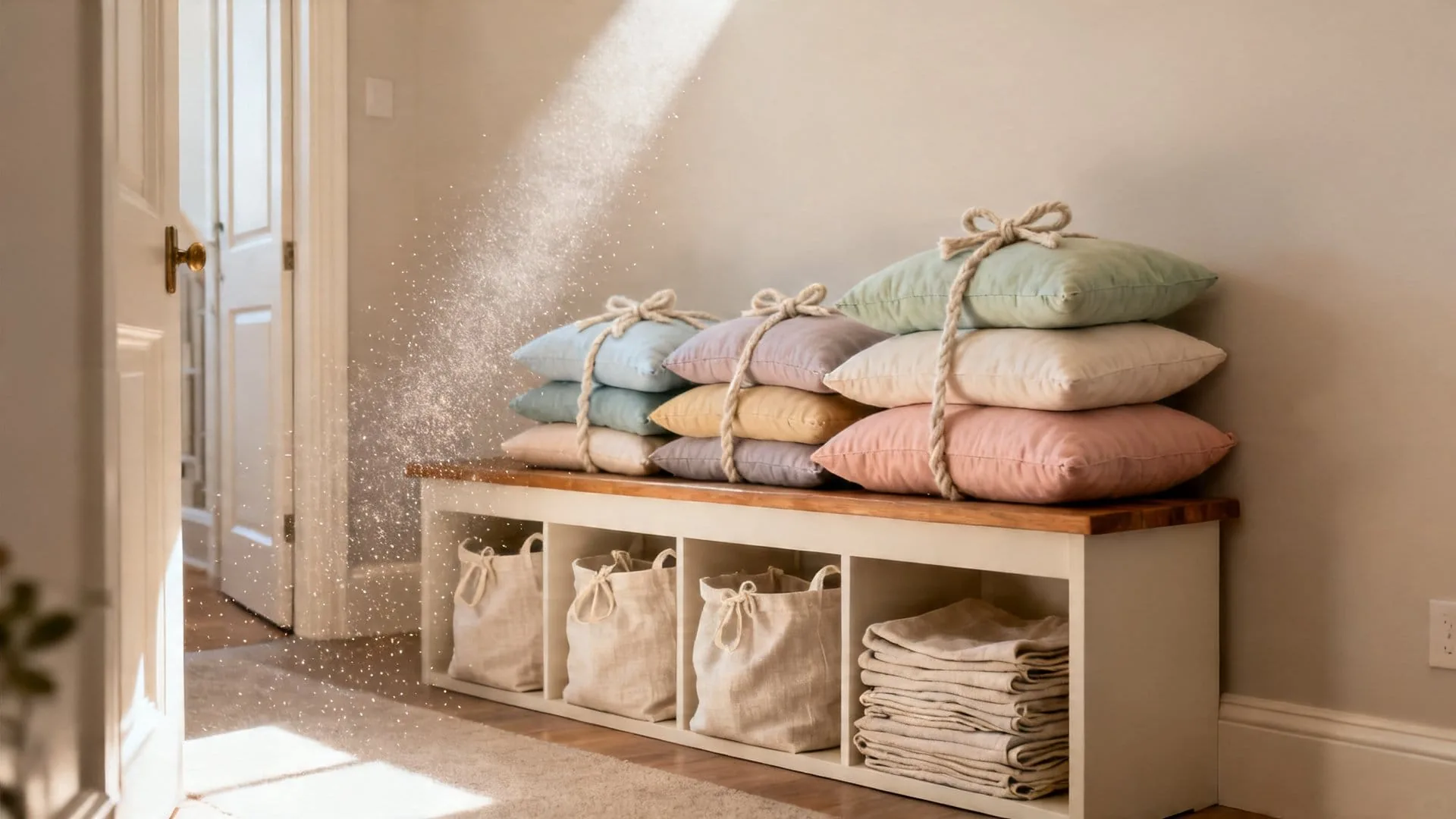 Storing Your Spring Pillows the Smart Way