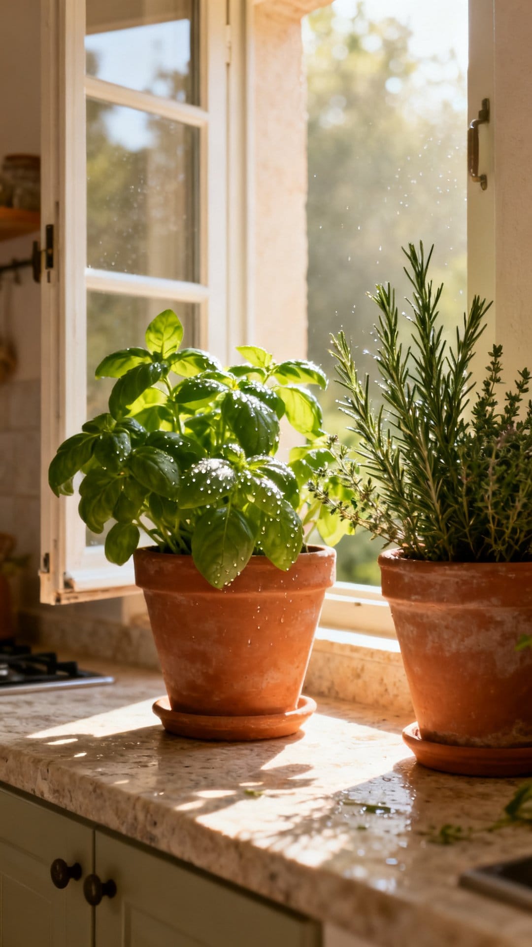 Style Your Counter with a Small Herb Garden
