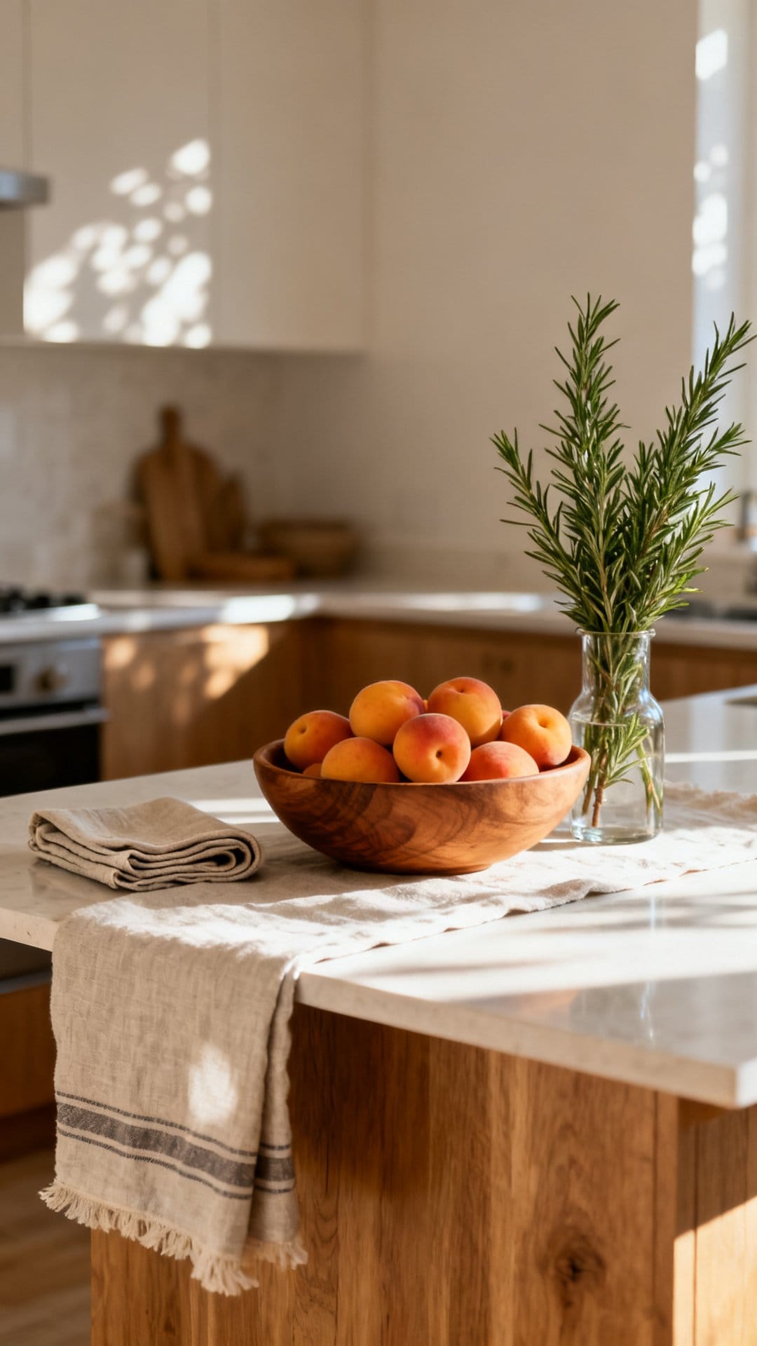 Style Your Kitchen Island With a Simple Summer Vignette