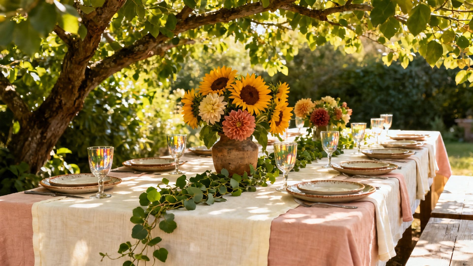 Table Settings That Bring the Garden to the Guests