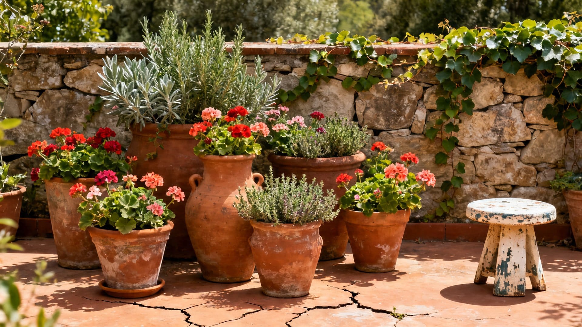 Terracotta Pots, Urns, and the Art of Layered Container Planting