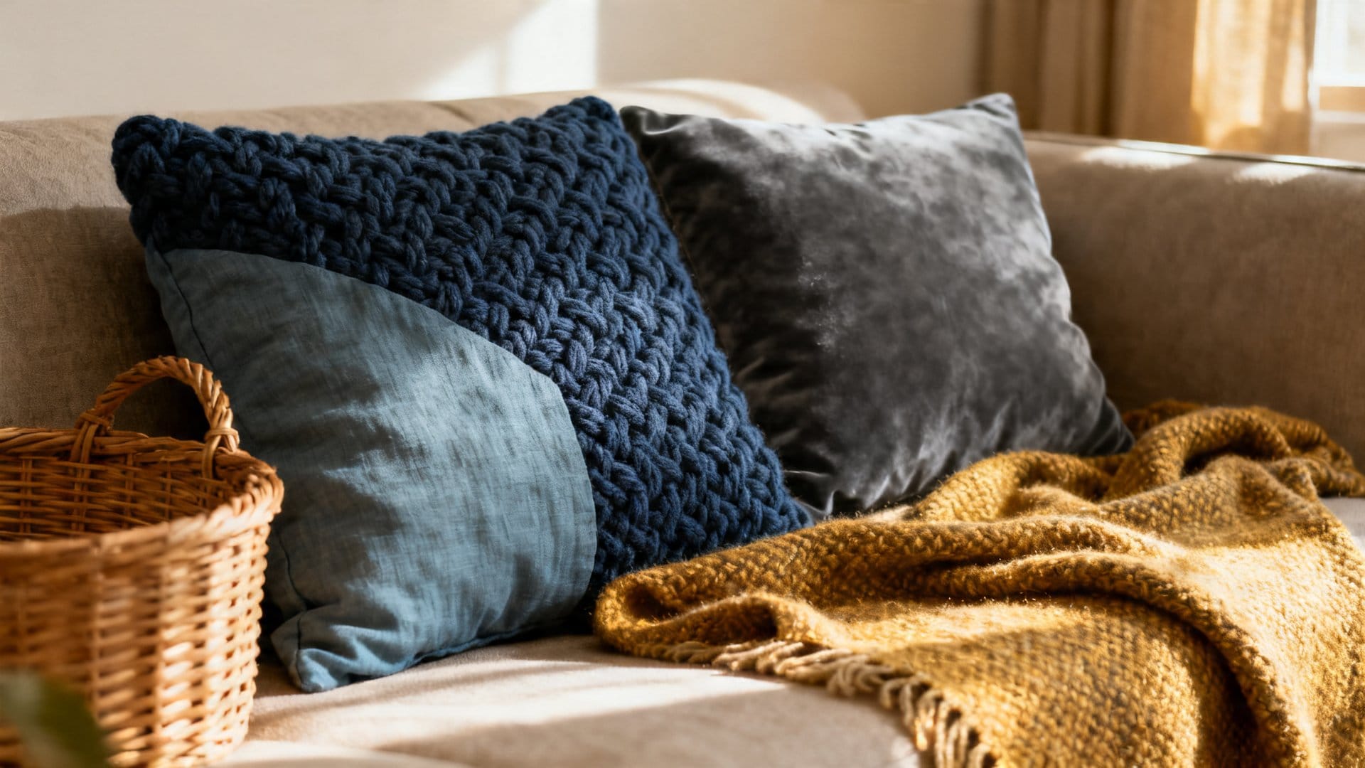 Texture Pairings That Make Blue Pillows Feel Luxurious